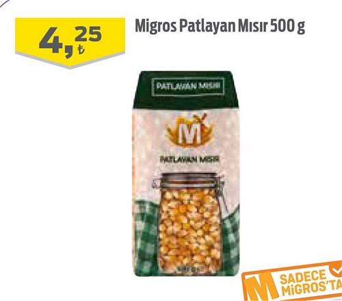 Migros Patlayan Mısır 500 g image