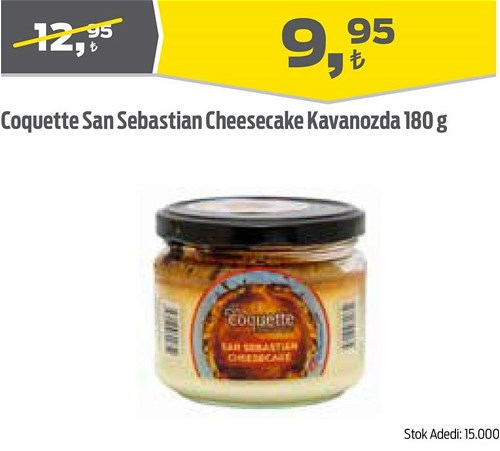 Coquette San Sebastian Cheesecake Kavanozda 180 g image