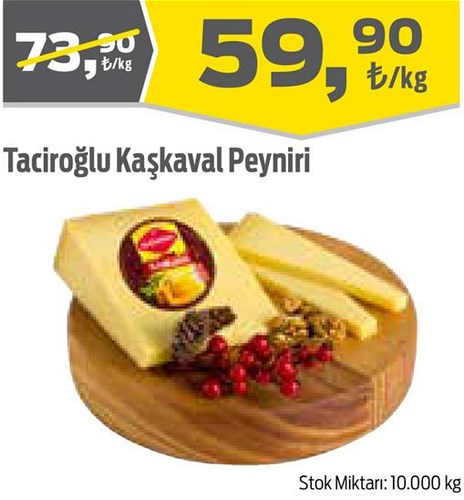 Taciroğlu Kaşkaval Peyniri Kg image