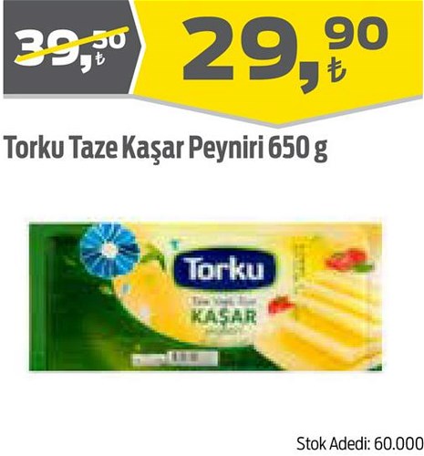 Torku Taze Kaşar Peyniri 650 g image