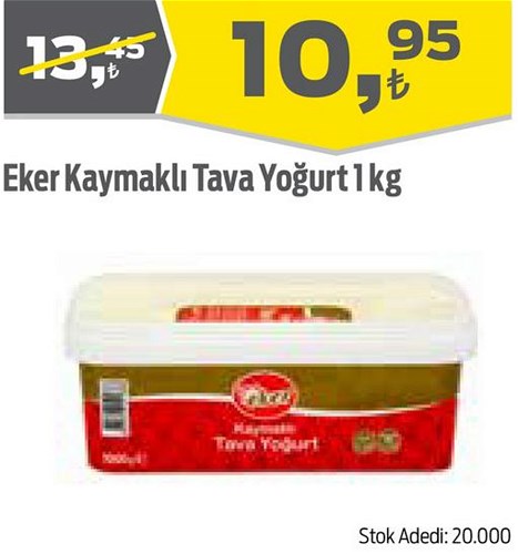 Eker Kaymaklı Tava Yoğurt 1 kg image