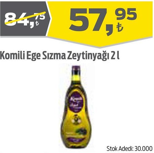 Komili Ege Sızma Zeytinyağı 2 l image