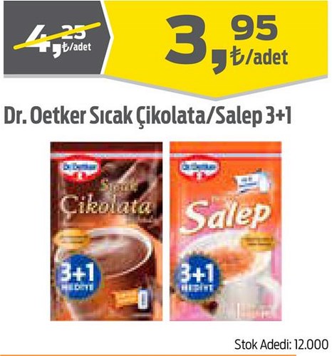 Dr. Oetker Sıcak Çikolata/Salep 3+1 image