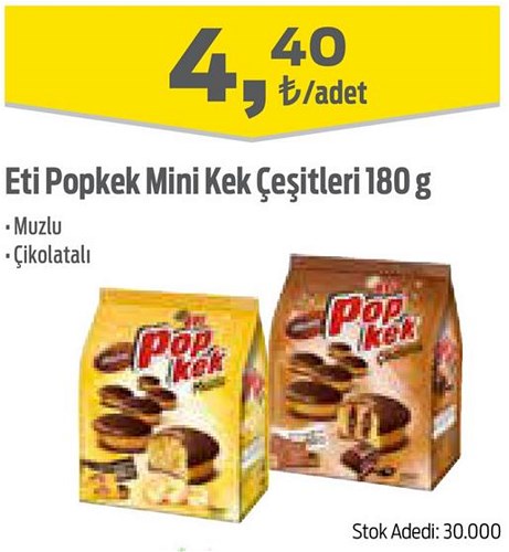 Eti Popkek Mini Kek Çeşitleri 180 g image