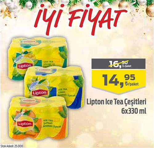 Lipton Ice Tea Çeşitleri 6x330 ml image