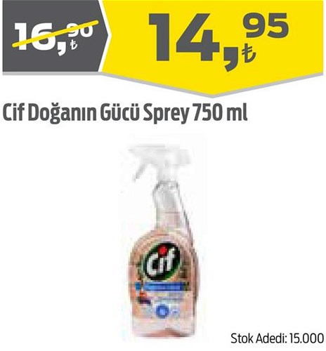 Cif Doğanın Gücü Sprey 750 ml image