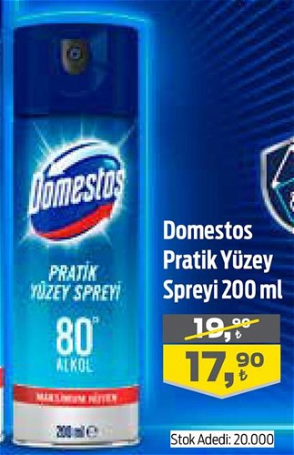 Domestos Pratik Yüzey Spreyi 200 ml image