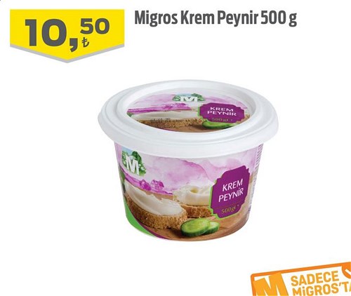 Migros Krem Peynir 500 g image