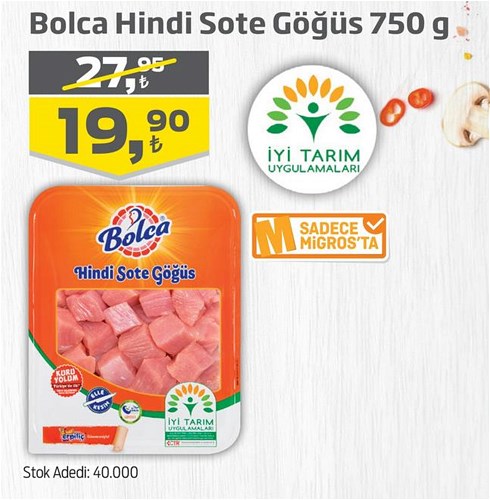 Bolca Hindi Sote Göğüs 750 g image