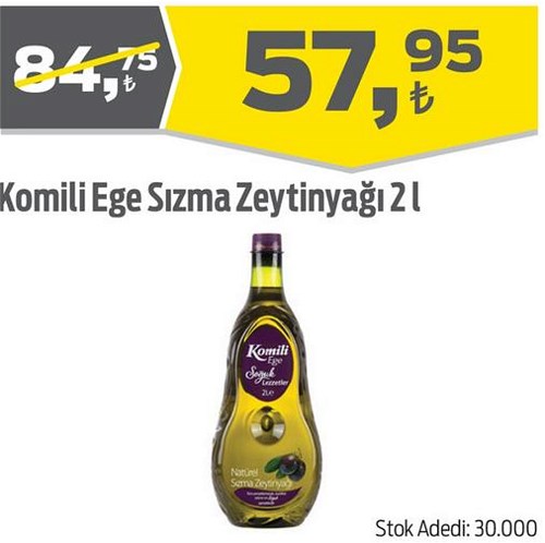 Komili Ege Sızma Zeytinyağı 2 l image