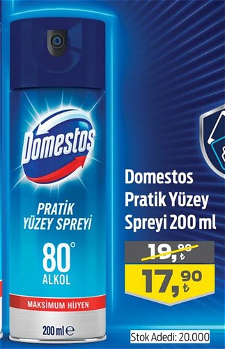 Domestos Pratik Yüzey Spreyi 200 ml image