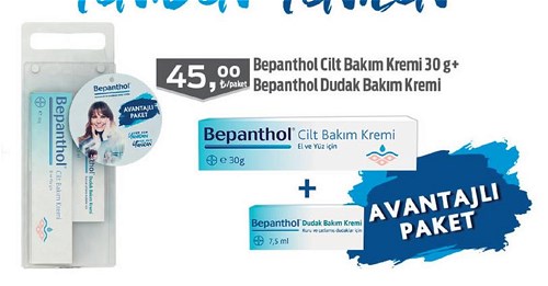 Bepanthol Cilt Bakım Kremi 30 g+Dudak Bakım Kremi image