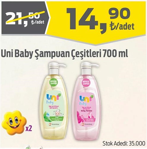 Uni Baby Şampuan Çeşitleri 700 ml image