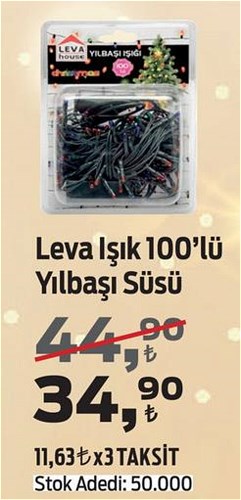 Leva Işık 100'lü Yılbaşı Süsü image