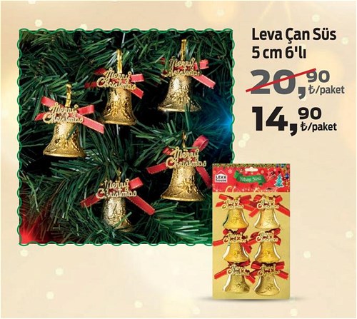 Leva Çan Süs 5 cm 6'lı image