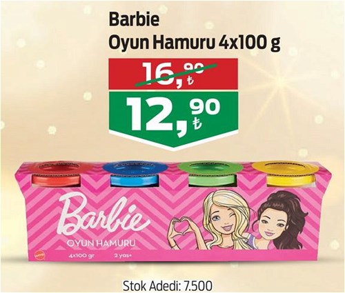 Barbie Oyun Hamuru 4x100 g image