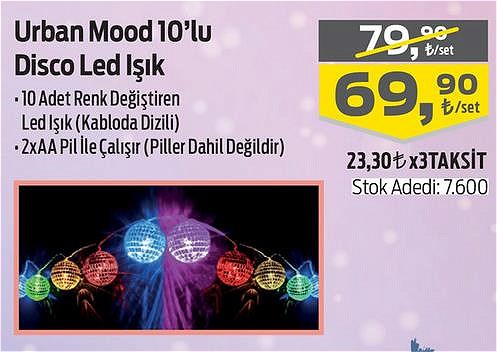 Urban Mood 10'lu Disco Led Işık image