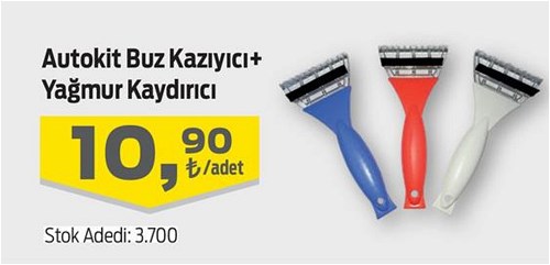 Autokit Buz Kazıyıcı+Yağmur Kaydırıcı image