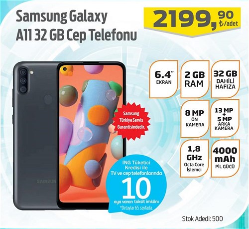 Samsung Galaxy A11 32 GB Cep Telefonu image