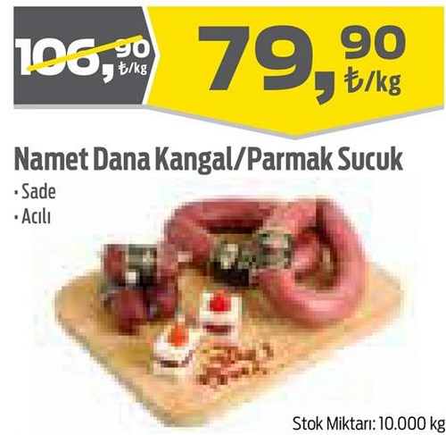 Namet Dana Kangal/Parmak Sucuk kg image