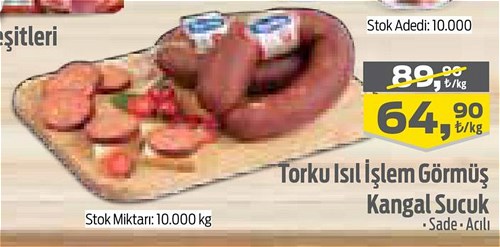 Torku Isıl İşlem Görmüş Kangal Sucuk kg image