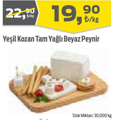 Yeşil Kozan Tam Yağlı Beyaz Peynir kg image