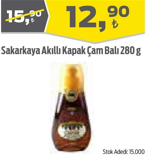 Sakarkaya Akıllı Kapak Süzme Bal 280 g image