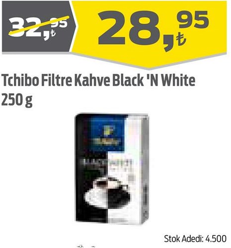 Tchibo Filtre Kahve Black'N White 250 g image