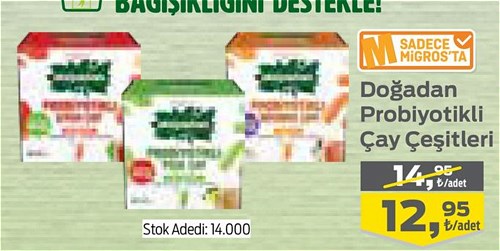 Doğadan Probiyotikli Çay Çeşitleri/Adet image