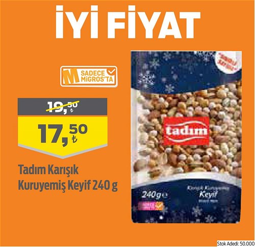 Tadım Karışık Kuruyemil Keyif 240 g image