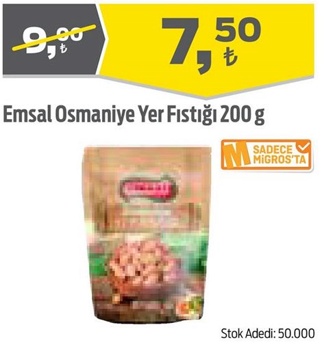 Emsal Osmaniye Yer Fıstığı 200 g image