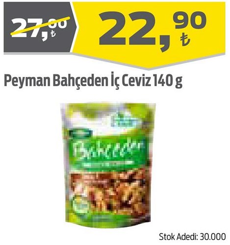 Peyman Bahçeden İç Ceviz 140 g image