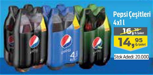 Pepsi Çeşitleri 4x1 l image