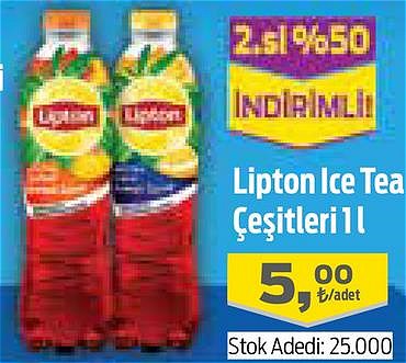 Lipton Ice Tea Çeşitleri 1 l image