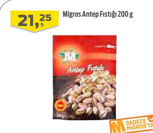 Migros Antep Fıstığı 200 g image