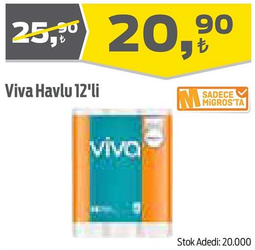 Viva Havlu 12'li image