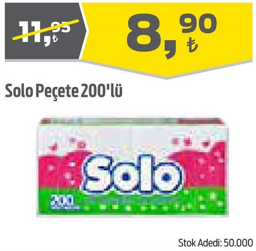 Solo Peçete 200'lü image