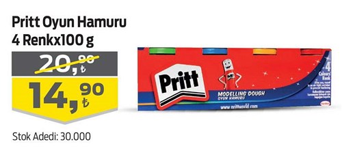 Pritt Oyun Hamuru 4 Renkx100 g image