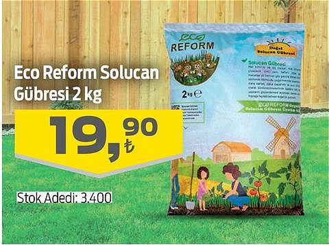 Eco Reform Solucan Gübresi 2 kg image