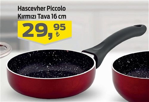 Hascevher Piccolo Kırmızı Tava 16 cm image