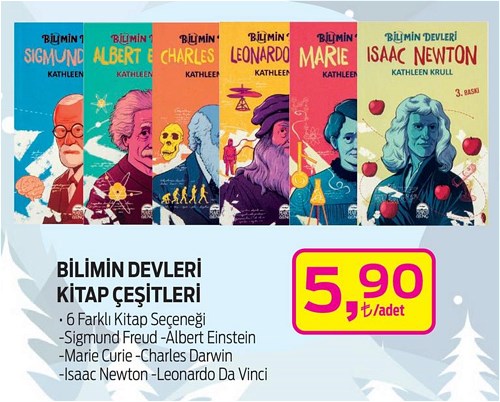 Bilimin Devleri Kitap Çeşitleri/Adet image