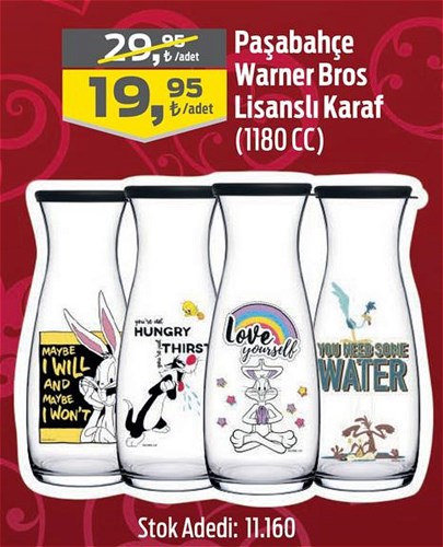 Paşabahçe Warner Bros Lisanslı Karaf 1180 cc image