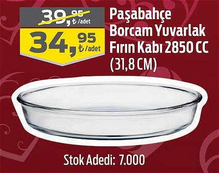 Paşabahçe Borcam Yuvarlak Fırın Kabı 2850 cc image