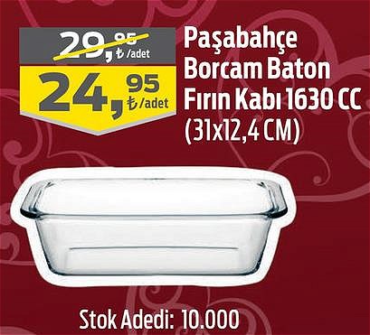 Paşabahçe Borcam Baton Fırın Kabı 1630 cc image