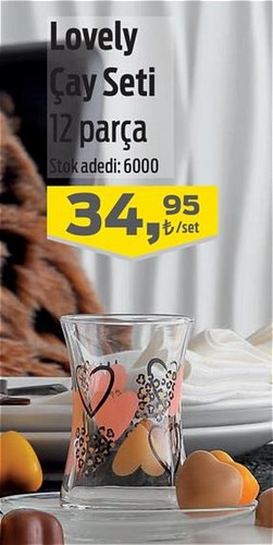 Lav Lovely Çay Seti 12 Parça image