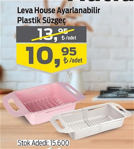 Leva House Ayarlanabilir Plastik Süzgeç image