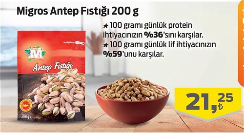Migros Antep Fıstığı 200 g image