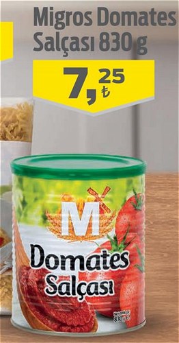 Migros Domates Salçası 830 g image