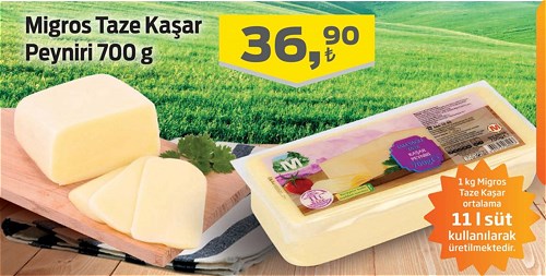 Migros Taze Kaşar Peyniri 700 g image