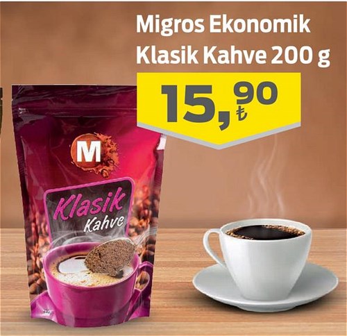 Migros Ekonomik Klasik Kahve 200 g image